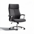 Ergonomic office chair with adjustable headrest and breathable fabric 65 x 60 x 120cm